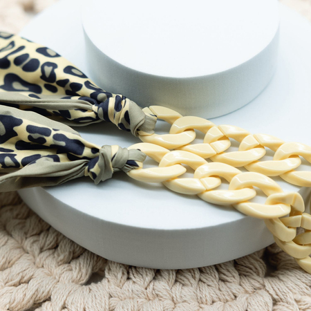 Łańcuszki akrylowe CATANIA Leopard 2 szt.