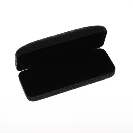 Etui na okulary prostokątne mieniące czarne