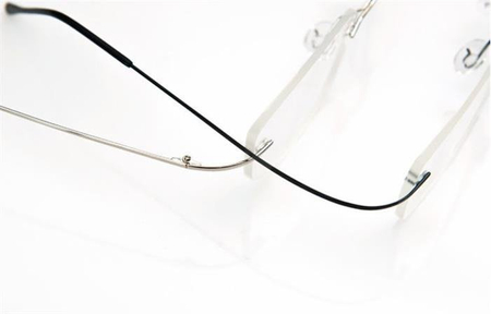 Zestaw części do okularów wierconych ze stali nierdzewnej, złotych, bez zawiasów