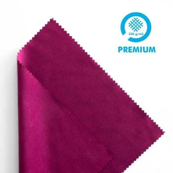 Ściereczki do okularów w jakości PREMIUM, kolor: bordowy, 100 szt.