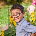 Oprawa korekcyjna dla dzieci Milo & Me Charly, z nakładką przeciwsłoneczną 38/16