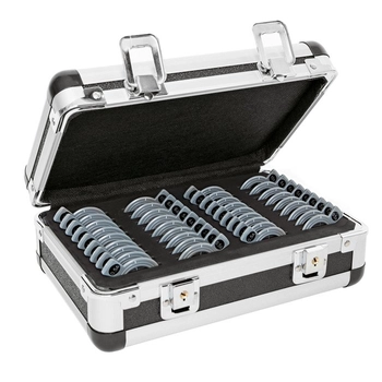 Zestaw pryzmatycznych soczewek próbnych z AR, w plastikowych ramkach