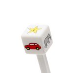 Kostka fiksacyjna z motywami do stereotestu Langa