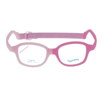 Oprawa korekcyjna dla dzieci Flex Frames Yogi PC fotochrom 40/17, B Różowy