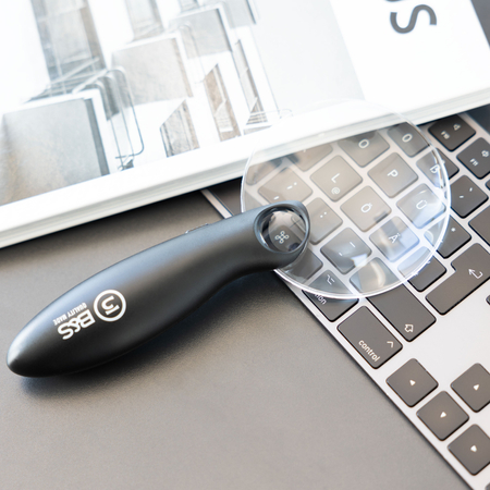 Lupa okrągła podświetlana bez oprawki