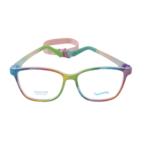 Oprawa korekcyjna dla dzieci Flex Frames Groovy 50/14, RB Rainbow