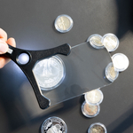 Lupa prostokątna z podświetleniem bez oprawy