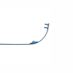 Zauszniki niebieskie 140 mm do opraw wierconych na tuleje, z zawiasami