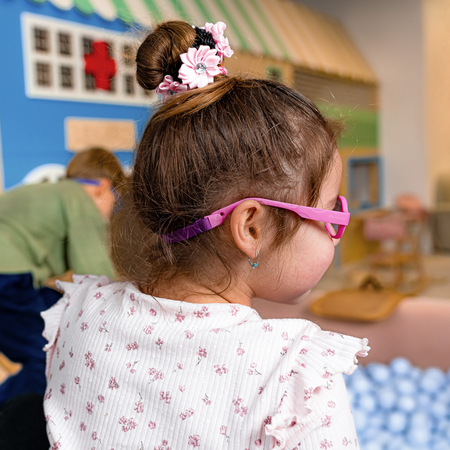 Oprawa korekcyjna dla dzieci Flex Frames Taz 44/16, B różowy