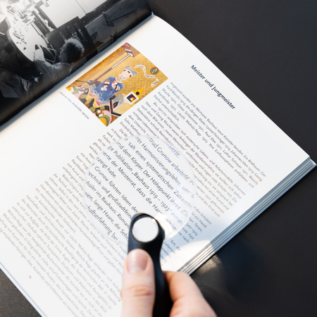 Lupa okrągła podświetlana bez oprawki