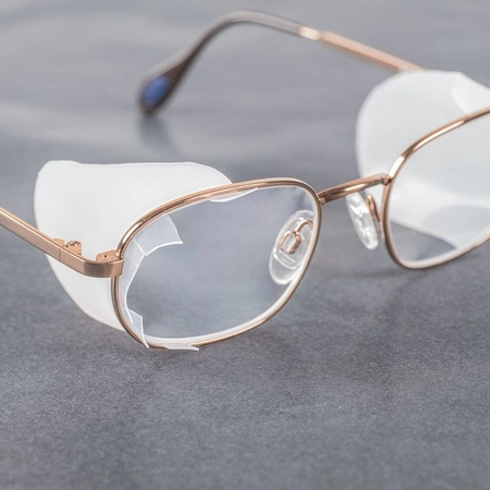 Osłony boczne do okularów silikonowe, uniwersalne