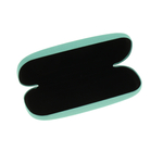 Etui na okulary matowe brokatowe miętowe