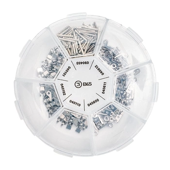 Zawiasy tytanowe w zestawie - 160 szt