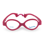 Oprawa korekcyjna dla dzieci Flex Frames BamBam KP, malinowy 1-2 lat