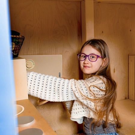 Oprawa korekcyjna dla dzieci Flex Frames Cosmo 44/14, C11 Królewski Błękitny / Miętowy Zielony