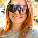 Okulary rowerowe/do biegania Lope, ciemnoszare z możliwością korekcji