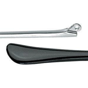 Zauszniki standardowe, 140 mm, wysokość 3,20 mm, srebrne