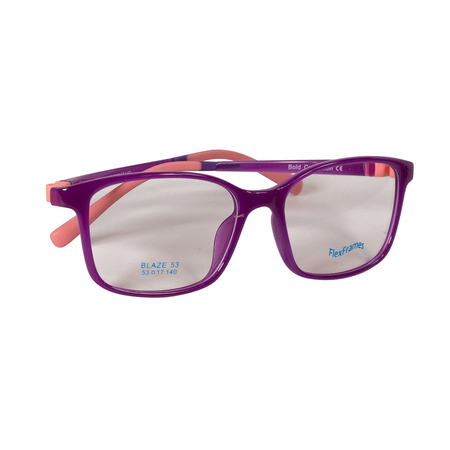 Oprawa korekcyjna dla dzieci Flex Frames Blaze 47/16, C05 Fioletowy / Różowy
