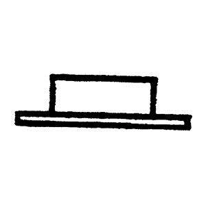 Podkładki z tuleją do okularów wierconych 1,2mm, transparentne - 100 szt