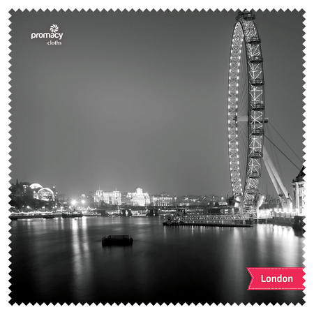 Ściereczka do okularów z fotonadrukiem, pakowana pojedynczo