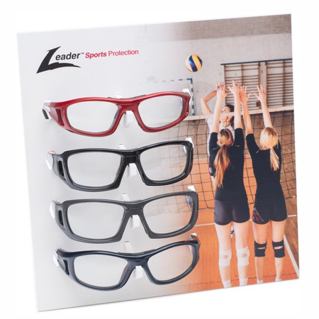Display na 4 pary okularów sportowych Leader