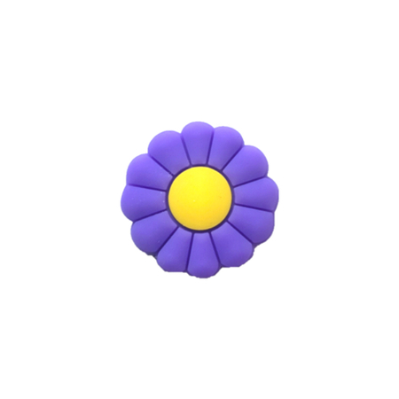 Ozdobny amulet na okulary BLINX Kwiatek fioletowy