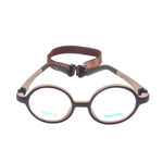 Oprawa korekcyjna dla dzieci Flex Frames Oompa 40/16, C08 Brązowy / Kawowy