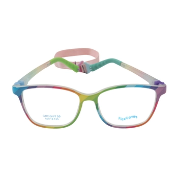 Oprawa korekcyjna dla dzieci Flex Frames Groovy 50/14, RB Rainbow