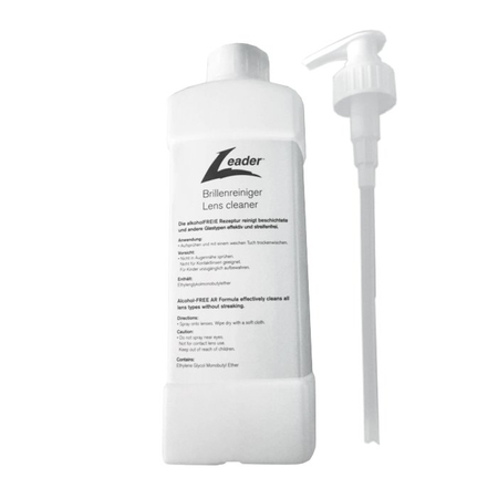 Płyn do czyszczenia soczewek okularowych Leader bez alkoholu 1 litr