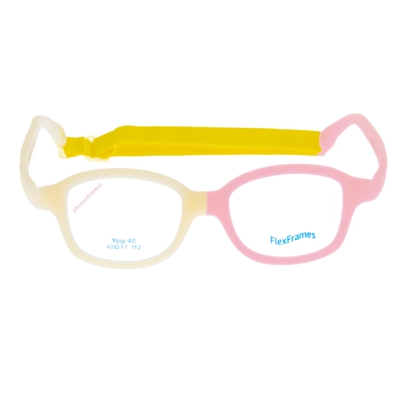 Oprawa korekcyjna dla dzieci Flex Frames Yogi PC fotochrom 40/17, FC Jasnobeżowy