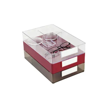 Pudełka na prace okularowe dymne - 10 szt.