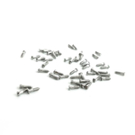 Śruby 1,0 mm, srebrne - 100 szt