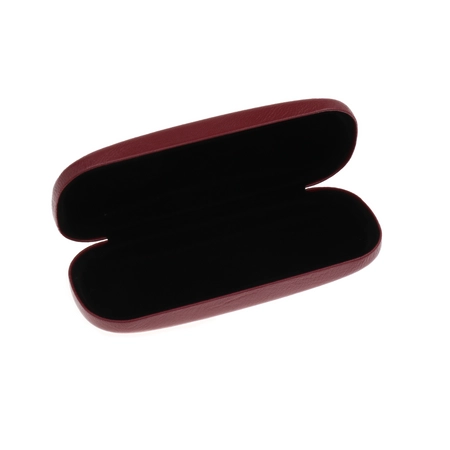 Etui na okulary z eko skóry, bordowe