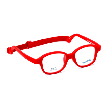 Oprawa korekcyjna dla dzieci Flex Frames Yogi 40/17, I Czerwony