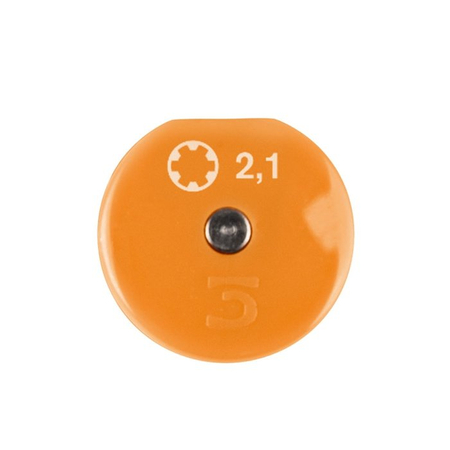 Klucz do nakrętek Standard, gwiazdkowy, 6-punktowy, 2,10 mm