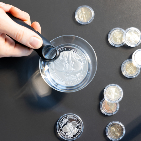 Lupa okrągła podświetlana bez oprawki