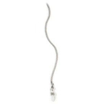 Łańcuszek do okularów metalowy, Florence, srebrny