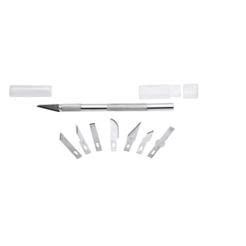 Skalpele z jedną rękojeścią w zestawie - 8 szt
