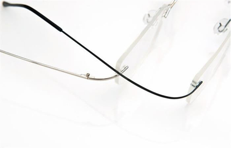 Zestaw części do okularów wierconych ze stali nierdzewnej, brązowych, z zawiasami