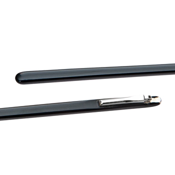 Zauszniki z octanu, 140 mm, wysokość 3,00 mm, czarne