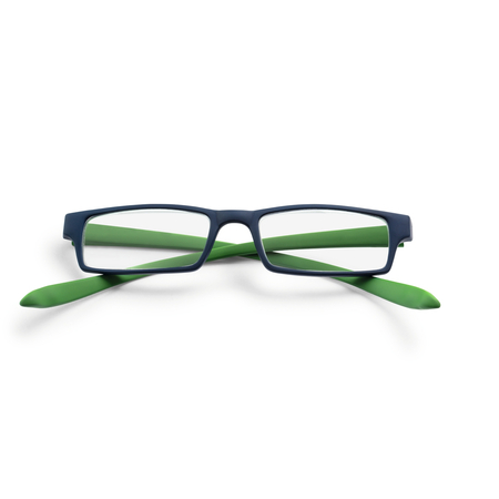 Okulary do czytania Lazybones niebiesko zielone +1,00