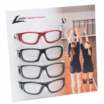 Display na 4 pary okularów sportowych Leader