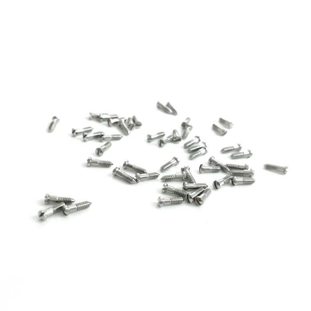 Śruby 1,0 mm, srebrne - 100 szt