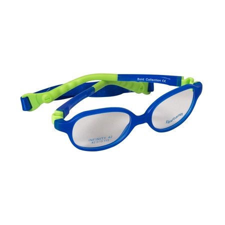 Oprawa korekcyjna dla dzieci Flex Frames Infinity 44/16, C11 Królewski Błękitny / Miętowy Zielony