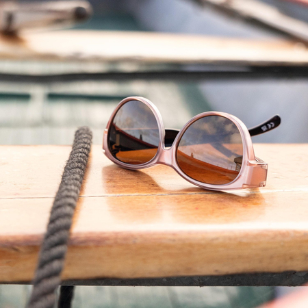 Okulary przeciwsłoneczne nakładane na okulary korekcyjne, Czarny błyszczący, Bern M