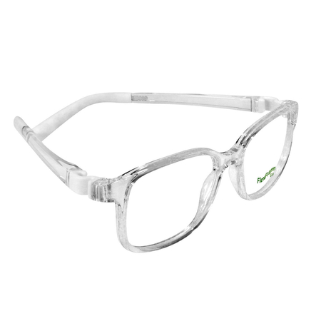 Oprawa korekcyjna dla dzieci Flex Frames Atlas 47/16, C26 Transparentny