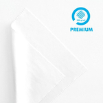 Ściereczki do okularów w jakości PREMIUM, kolor: biały, 100 szt.