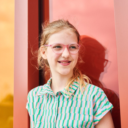 Oprawa korekcyjna dla dzieci Milo & Me Billie, 10-12 lat, Różowy