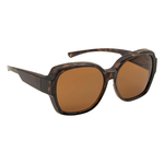 Okulary przeciwsłoneczne nakładane na okulary korekcyjne, Havana błyszczący, Athens L