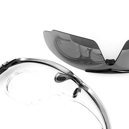 Okulary sportowe Leader Spirit Black z wkładką korekcyjną